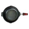 Patelnia głęboka z powłoką marmurową Chef & Cook 28 cm ze szklaną pokrywką