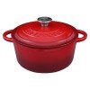 Ahjupott emaileeritud Chef & Cook 6,0L punane