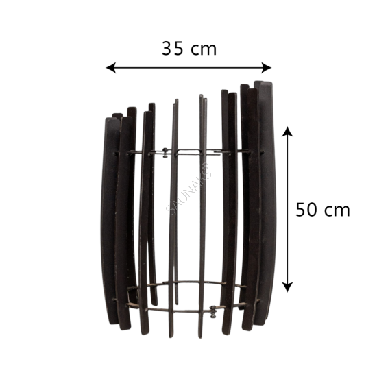 Siatka kominowa na kamienie COZY SW h=500mm