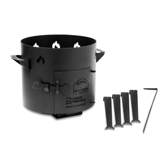 Kazani komplekt  DAVR METALL 12L (ilma korstnata)