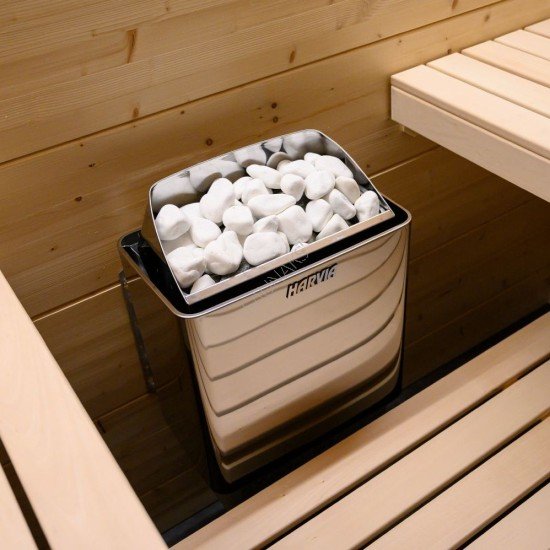 Kamienie do sauny Białe okrągłe 5-10cm 10kg