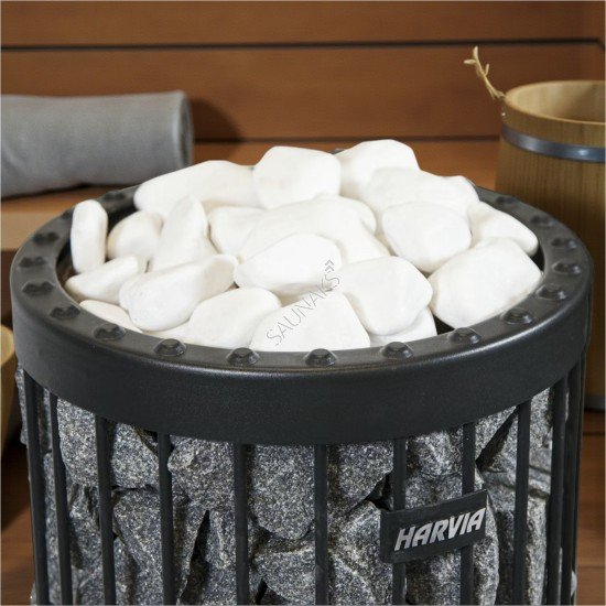 Kamienie do sauny Białe okrągłe 5-10cm 10kg