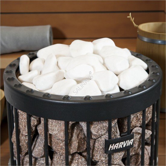 Kamienie do sauny Białe okrągłe 5-10cm 10kg