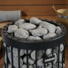 Sauna stones Olivine Diabase rounded 5-10cm 15kg