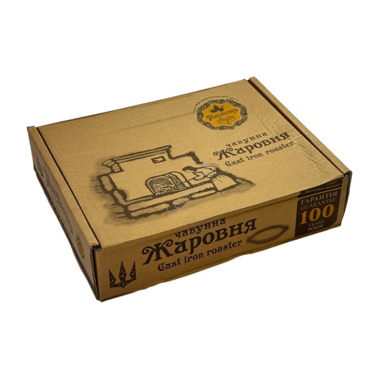 Patelnia żeliwna MAYSTERNYA 26x6cm z szklaną pokrywką