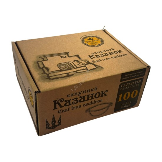 Garnek żeliwny MAYSTERNYA 6L z żeliwna pokrywą