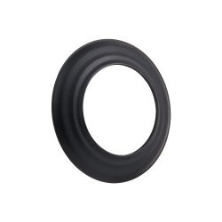 Rozeta rury dymowej 115/40mm czarna