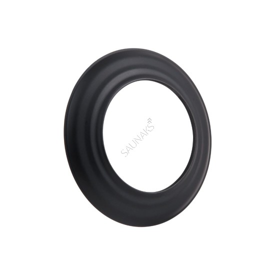 Rozeta rury dymowej 115/40mm czarna