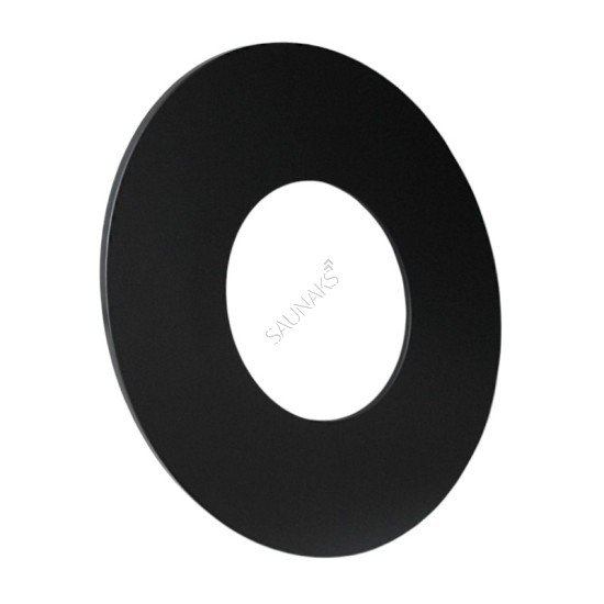 Rozeta rury dymowej 120/90mm czarna