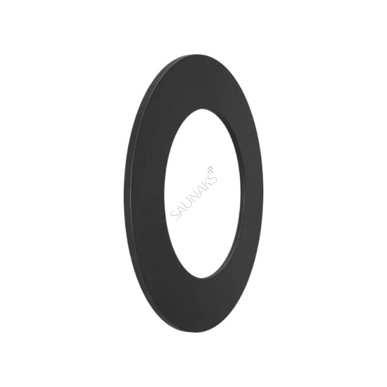 Rozeta rury dymowej 130/50mm czarna