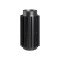 Rura dymowa 130mm 50cm (radiator) czarna