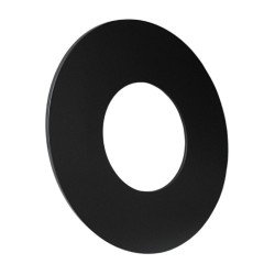 Rozeta rury dymowej 150/90mm czarna