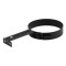 Uchwyt ścienny rury dymowej 150mm czarny