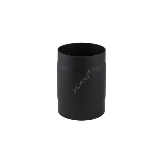 Złączka rury dymowej -150/-150mm 25cm czarna