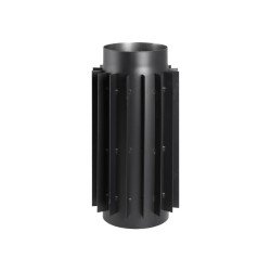 Rura dymowa 160mm 50cm (radiator) czarna