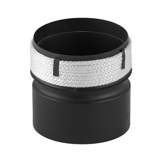 Przejście do komina ceramicznego +120/-180mm czarne