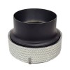 Przejście do komina ceramicznego +200/-180mm czarne