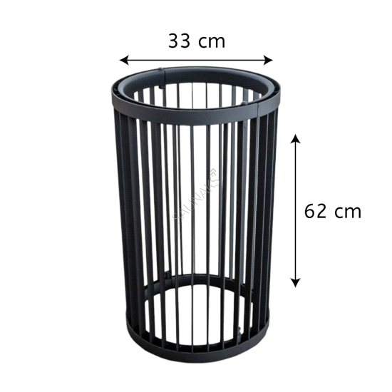 Siatka kominowa na kamienie STOVEMAN CROWN h=620mm