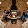 Grill house fire pit with grill STOVEMAN