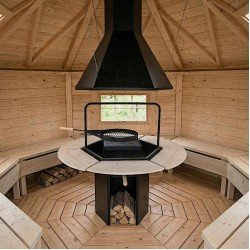 Palenisko z grillem do altany STOVEMAN