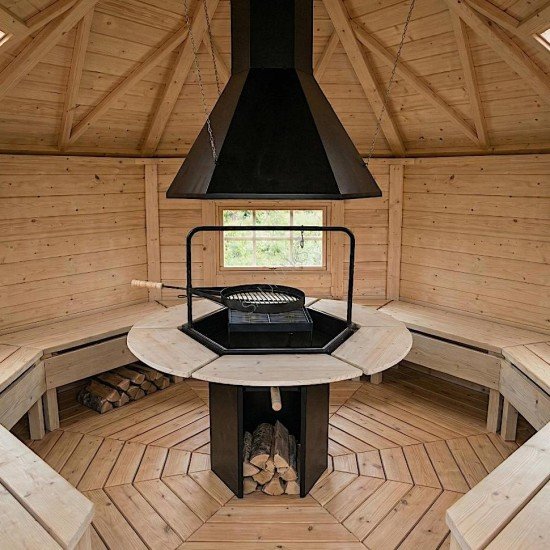 Palenisko z grillem do altany STOVEMAN