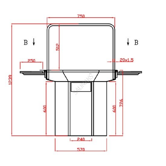 Palenisko z grillem do altany STOVEMAN