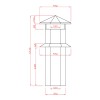 Grill house fire pit with grill STOVEMAN