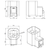 Sauna stove STOVEMAN 16-LS