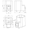 Sauna stove STOVEMAN 24-LS